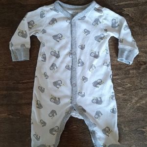 Carter's 1 piece sloth sleeper